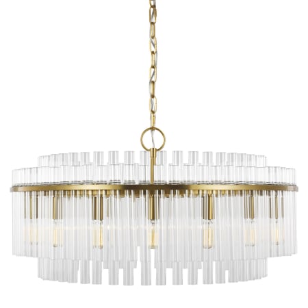 Visual Comfort Beckett 32" Wide Chandelier Burnished Brass