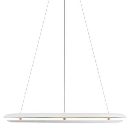 Visual Comfort Cielo 30" Wide LED Ring Chandelier Matte White