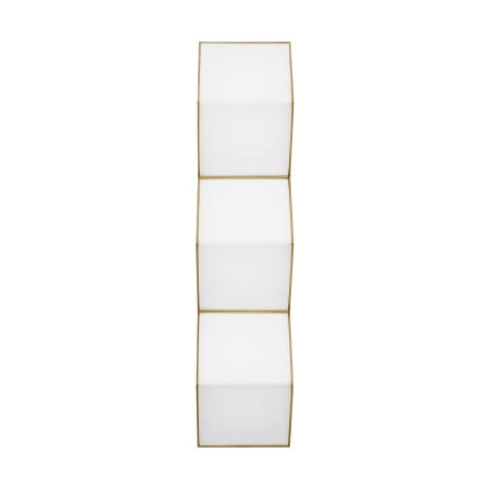 Visual Comfort Zig 19" Tall LED Wall Sconce Natural Brass