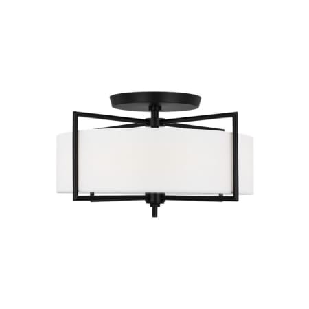 Visual Comfort Perno 3 Light 20" Wide Semi-Flush Drum Ceiling Fixture Aged Iron