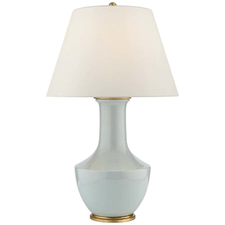 Visual Comfort Lambay 32" Tall Vase Table Lamp Ice Blue Porcelain