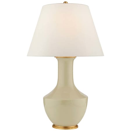 Visual Comfort Lambay 33" Tall Cordless LED Vase Table Lamp Coconut / Linen