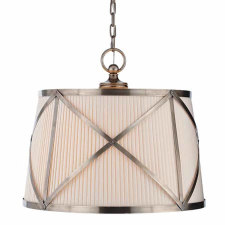 Visual Comfort Grosvenor 24" Shaded Chandelier by E. F. Chapman Antique Nickel