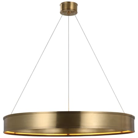 Visual Comfort Connery 40" Wide LED Ring Chandelier Antique-Burnished Brass