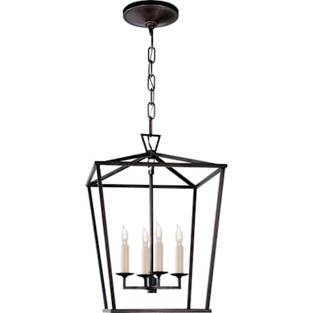 Visual Comfort Darlana 13" Small Lantern by E. F. Chapman Aged Iron
