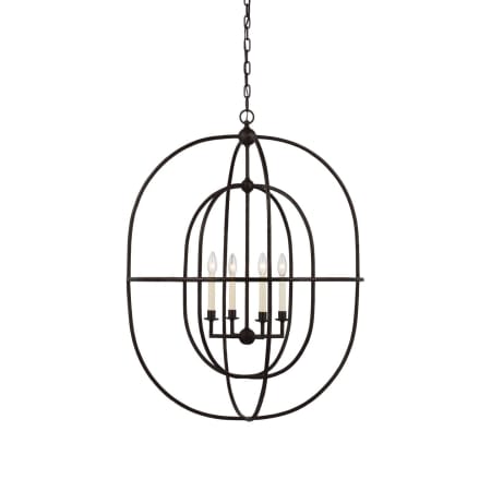 Visual Comfort Desmond 4 Light 31" Wide Abstract Chandelier Aged Iron
