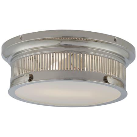 Visual Comfort Alderly 13" Flush Mount by E. F. Chapman Polished Nickel