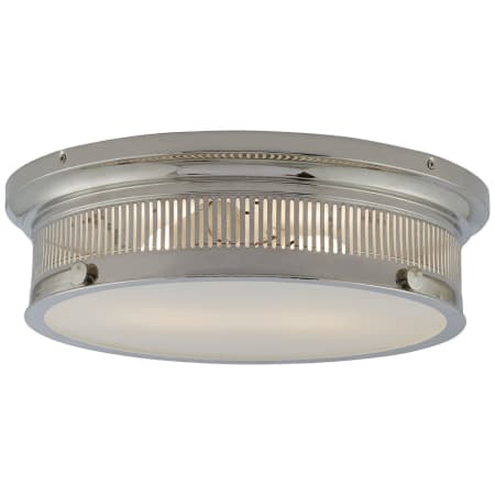 Visual Comfort Alderly 16" Flush Mount by E. F. Chapman Polished Nickel