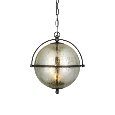 Visual Comfort Bayridge 2 Light 16" Wide Pendant Aged Iron