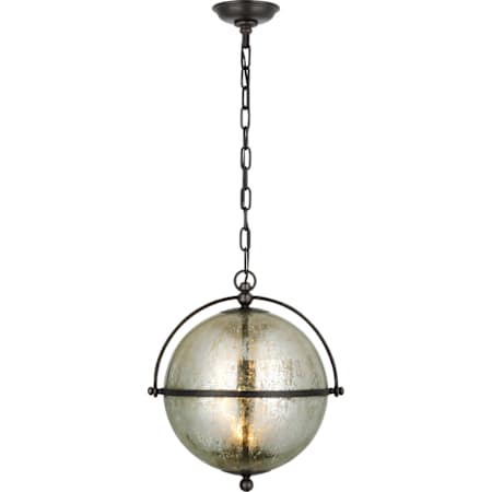Visual Comfort Bayridge 2 Light 16" Wide Pendant Aged Iron