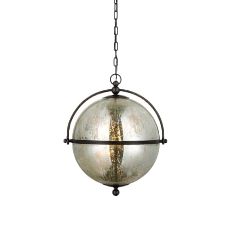 Visual Comfort Bayridge 2 Light 21" Wide Pendant Aged Iron