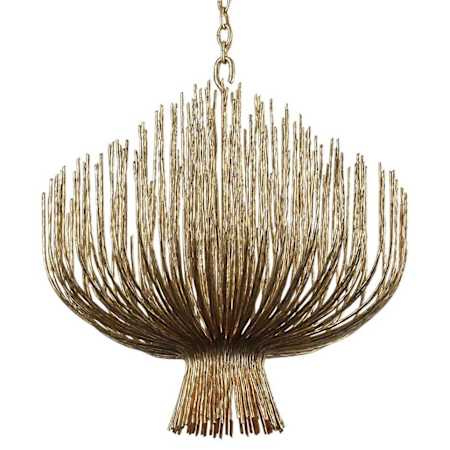 Visual Comfort Astra 32" Wide LED Chandelier Gilded Iron