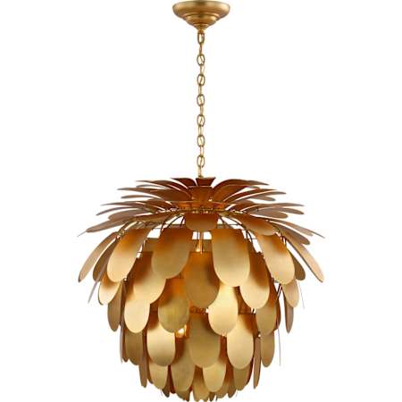 Visual Comfort Cynara 37" Grande Chandelier by E.F. Chapman Gild