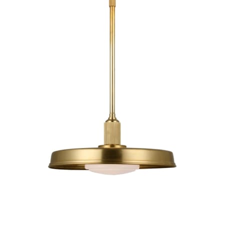 Visual Comfort Ruhlmann 18" Wide Pendant Antique-Burnished Brass