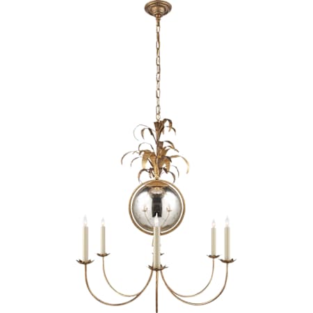 Visual Comfort Gramercy 32" Medium Chandelier by E. F. Chapman Gilded Iron