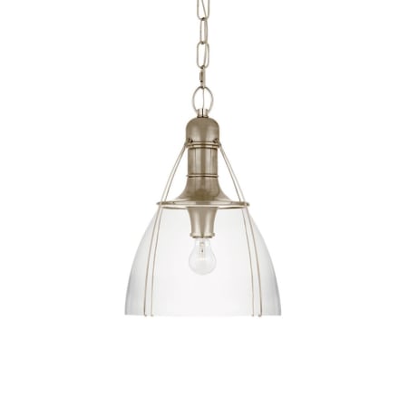 Visual Comfort Prestwick 14" Wide Pendant Antique Nickel