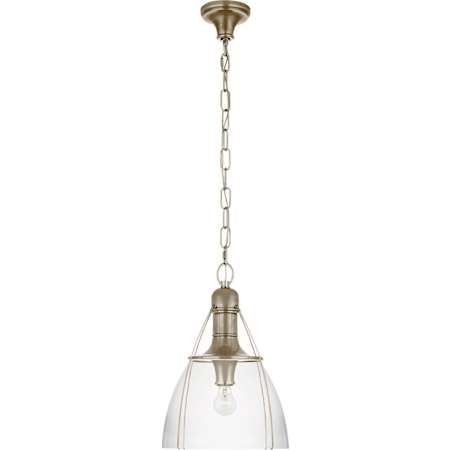 Visual Comfort Prestwick 14" Wide Pendant Antique Nickel