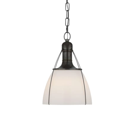 Visual Comfort Prestwick 14" Wide Pendant Bronze