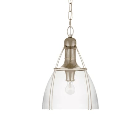Visual Comfort Prestwick 18" Wide Pendant Antique Nickel