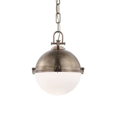 Visual Comfort Adrian 14" Wide Pendant Antique Nickel