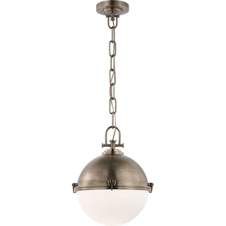 Visual Comfort Adrian 14" Wide Pendant Antique Nickel