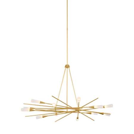 Visual Comfort Stellar 40" Wide LED Sputnik Chandelier Gild