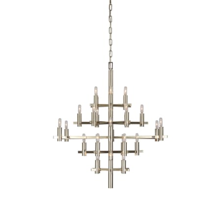 Visual Comfort Sonnet 30 Light 32" Wide Abstract Chandelier Polished Nickel