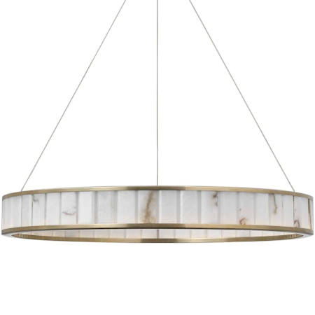 Visual Comfort Iterna 40" Wide LED Ring Chandelier Antique-Burnished Brass