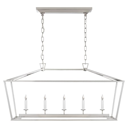 Visual Comfort Darlana 41" Medium Linear Lantern by E. F. Chapman Polished Nickel