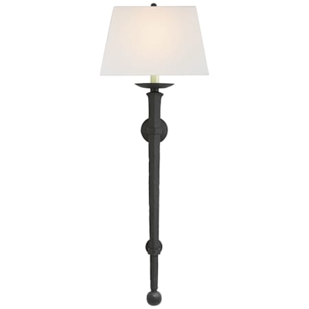 Visual Comfort Long 36" Tall Wall Sconce Blackened Rust