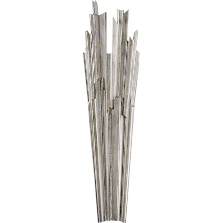 Visual Comfort Claymore 10-1/2" Wide Wall Sconce - ADA Compliant Burnished Silver Leaf