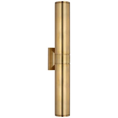Visual Comfort Provo 28" Tall LED Wall Sconce Antique-Burnished Brass