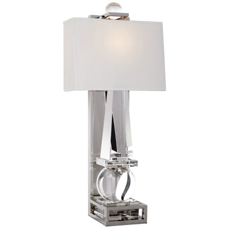 Visual Comfort Paladin 25" High Wall Sconce with Percale Shade Polished Nickel