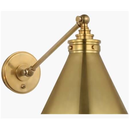 Visual Comfort Parkington 12" Tall Wall Sconce Antique Burnished Brass