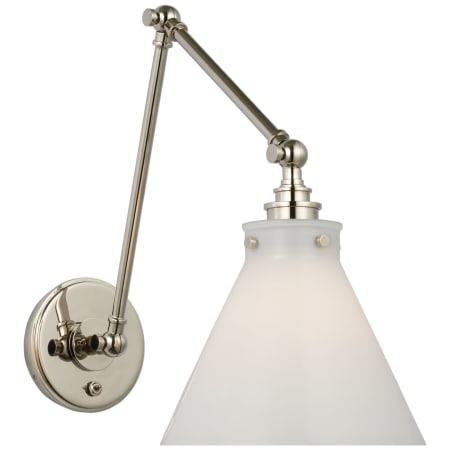 Visual Comfort Parkington 15" Tall Wall Sconce Polished Nickel