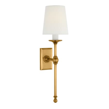 Visual Comfort Classic 19" Tall Wall Sconce Antique-Burnished Brass / Blue Emerson