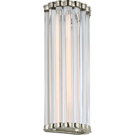 Visual Comfort Kean 14" Tall LED Wall Sconce Polished Nickel