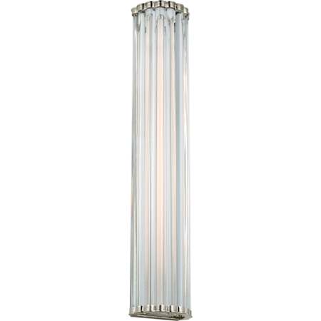 Visual Comfort Kean 28" Tall LED Wall Sconce Polished Nickel
