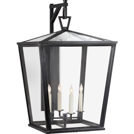 Visual Comfort Darlana 28" Large Bracketed Lantern by Chapman & Myers Bronze