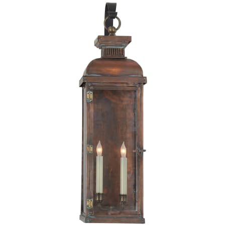 Visual Comfort Suffork 29" Outdoor Wall Light by Chapman & Myers Natural Copper
