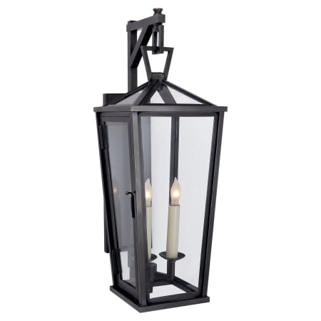 Visual Comfort Darlana 21" Small Tall Bracketed Wall Lantern by Chapman & Myers Bronze