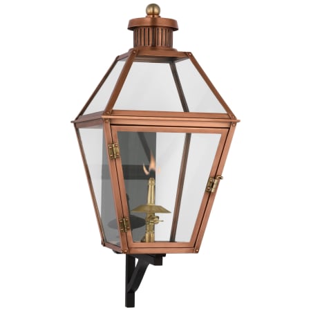 Visual Comfort Stratford 23" Tall Gas Lantern Wall Sconce Soft Copper