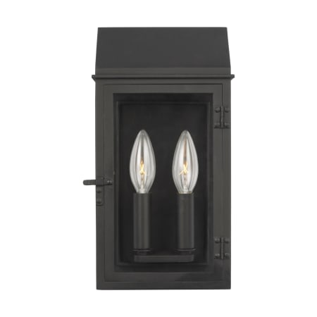 Visual Comfort Hingham 12" Tall ADA Outdoor Wall Sconce Textured Black