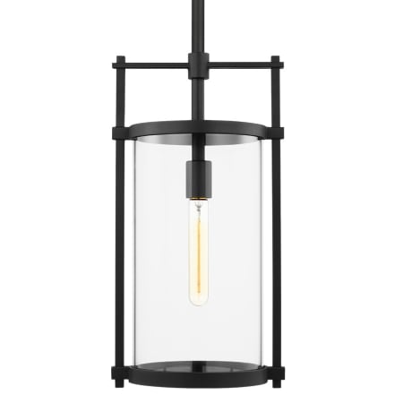 Visual Comfort Eastham 10" Wide Outdoor Mini Pendant Textured Black