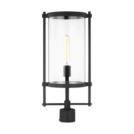 Visual Comfort Eastham 23" Tall Outdoor Pier Mount Post Light Textured Black