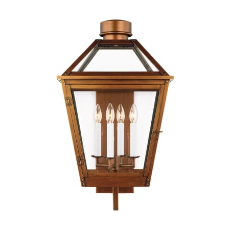 Visual Comfort Hyannis 4 Light 28" Tall Outdoor Wall Sconce Natural Copper