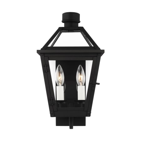 Visual Comfort Hyannis 2 Light 17" Tall Outdoor Wall Sconce Textured Black