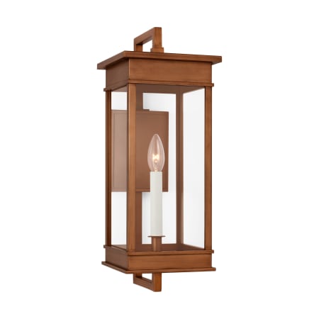 Visual Comfort Cupertino 19" Tall Outdoor Wall Sconce Natural Copper