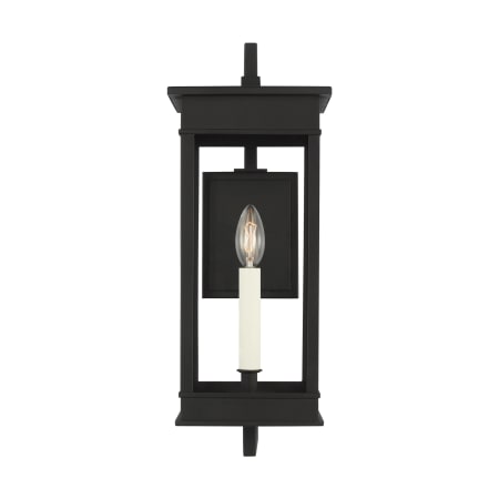 Visual Comfort Cupertino 19" Tall Outdoor Wall Sconce Textured Black