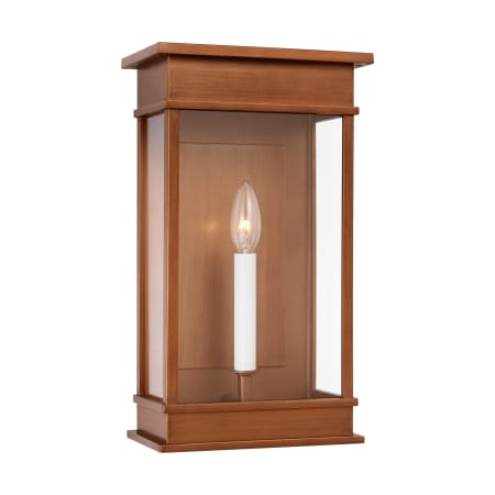 Visual Comfort Cupertino 16" Tall Outdoor Wall Sconce Natural Copper
